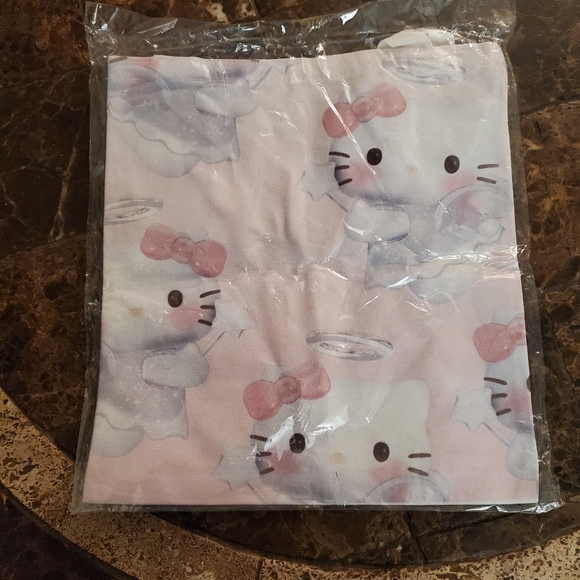 Hello Kitty Angel double sided canvas tote bag NEW - Picture 2 of 4